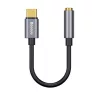 Baseus L54 USB-C audioadapter + 3,5 mm-es mini jack csatlakozó, szürke
