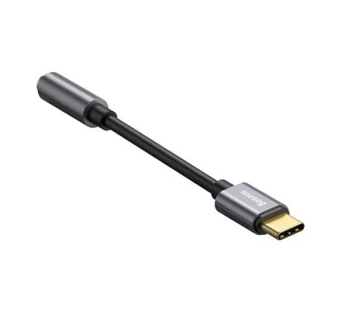 Baseus L54 USB-C audioadapter + 3,5 mm-es mini jack csatlakozó, szürke