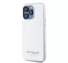 Karl Lagerfeld Grained PU Hotel RSG iPhone 15 Pro Max hátlap tok, ezüst