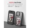 E-Ink okos telefontok, programozható NFC kijelzővel iPhone 14 Pro Max, rózsaszín