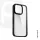 Phoner Custom Hybrid Apple iPhone 13 / 14 hátlap tok, fekete (fekete gombokkal)