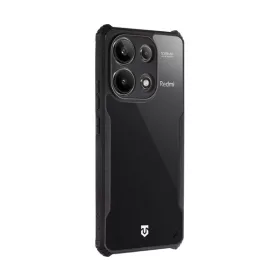   Tactical Quantum Stealth Xiaomi Redmi Note 13 4G hátlap tok, átlátszó/fekete