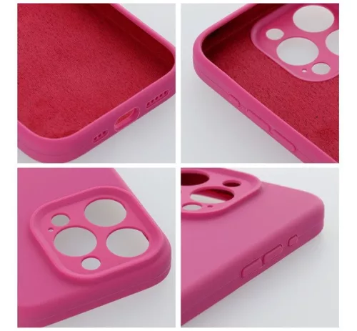 2mm Apple iPhone 14 Pro szilikon hátlap tok, rózsaszín