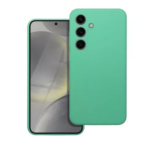 2mm Samsung Galaxy A34 5G szilikon hátlap tok, mentazöld