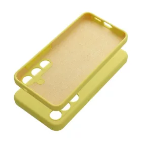2mm Motorola G34 5G szilikon hátlap tok, sárga