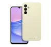 Roar Samsung Galaxy A15 4G / A15 5G prémium szilikon tok velúr béléssel, világossárga