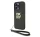 DKNY PU Leather Stack Logo Apple iPhone 15 Pro Max hátlap tok csuklópánttal, barna