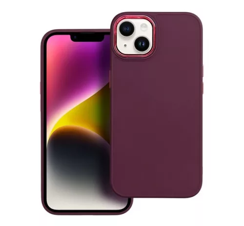 Frame Samsung Galaxy A05s közepesen ütésálló tok kameravédő kerettel, lila