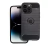 Forcell Carbon Apple iPhone 16 szilikon tok, fekete