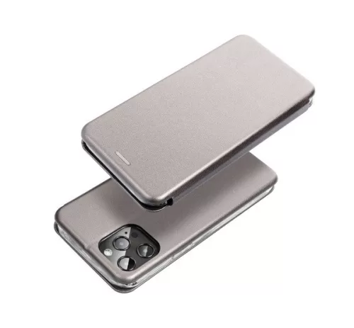 Forcell Elegance oldalra nyíló hátlap tok Apple iPhone 16 Pro Max, szürke