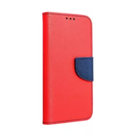 Fancy Apple iPhone 16 Pro Max flip tok, piros/kék