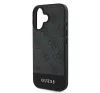 Guess 4G Bottom Stripe Apple iPhone 16 Plus hátlap tok, szürke GUHCP16MG4GLGR