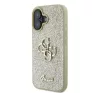 Guess Fixed Glitter Big 4G Apple iPhone 16 Plus hátlap tok, arany