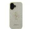 Guess Fixed Glitter Big 4G Apple iPhone 16 Plus hátlap tok, arany