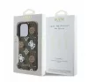 Guess Peony On 4G Background Apple iPhone 16 Pro MagSafe kompatibilis tok, barna GUHMP16LP4PWPW