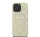 Guess Saffiano Peony Classic Logo Apple iPhone 16 Pro hátlap tok, arany GUHMP16LPSAPSMED