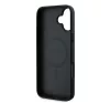 Guess 4G Printed Stripes MagSafe Apple iPhone 16 Plus hátlap tok, fekete/barna GUHMP16MP4RPSK