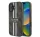 Guess 4G Printed Stripes MagSafe Apple iPhone 16 Plus hátlap tok, barna GUHMP16MP4RPSW