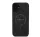 Guess 4G Ring Classic Logo Apple iPhone 16 hátlap tok, fekete/barna GUHMP16SG4GFRK