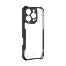   Tactical Quantum Stealth Apple iPhone 16 Pro tok, átlátszó/fekete