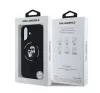 Karl Lagerfeld Liquid Silicone Karl and Choupette MagSafe Apple iPhone 16 Plus hátlap tok, fekete