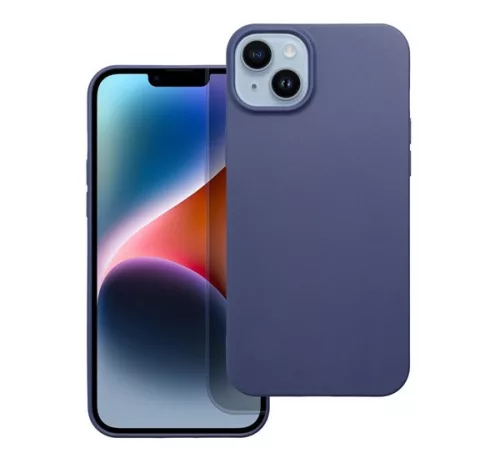 Matt Apple iPhone 16 Plus szilikon tok, kék