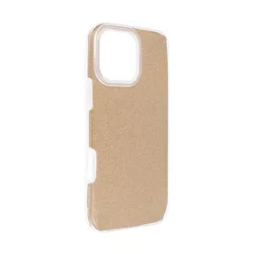 Apple iPhone 16 Pro Max csillámos hátlap tok, arany