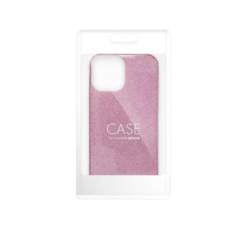 Apple iPhone 16 Pro Max csillámos hátlap tok, rózsaszín
