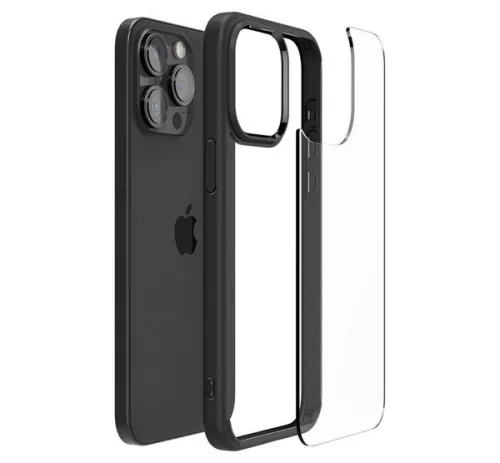 Spigen Ultra Hybrid Apple iPhone 16 Pro Max tok, Matte Black, fekete ACS07996