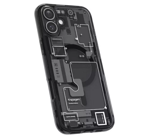 Spigen Ultra Hybrid MagFit Apple iPhone 16 Plus tok, Zero One, fekete ACS08078