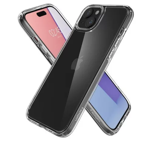 Spigen Ultra Hybrid Apple iPhone 16 Plus tok, Crystal Clear, átlátszó ACS08069