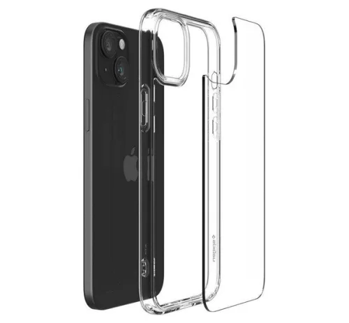 Spigen Ultra Hybrid Apple iPhone 16 Plus tok, Crystal Clear, átlátszó ACS08069
