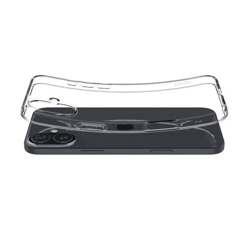 Spigen Liquid Crystal Apple iPhone 16 tok, Crystal Clear, átlátszó ACS08190