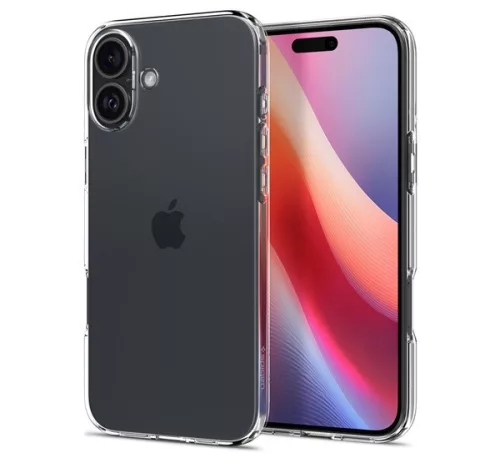 Spigen Liquid Crystal Apple iPhone 16 tok, Crystal Clear, átlátszó ACS08190