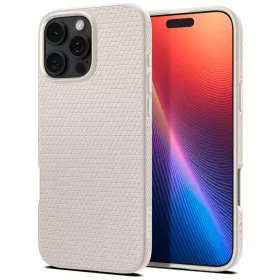   Spigen Liquid Air Apple iPhone 16 Pro tok, Natural Titanium, átlátszó-bézs, bézs ACS08120