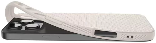 Spigen Liquid Air Apple iPhone 16 Pro tok, Natural Titanium, átlátszó-bézs, bézs ACS08120
