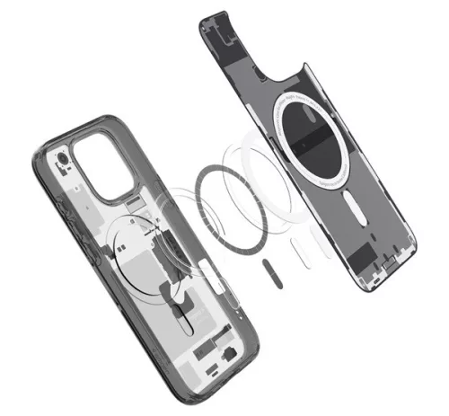 Spigen Ultra Hybrid MagFit Apple iPhone 16 Pro tok, MagSafe, Zero One, fekete ACS08135