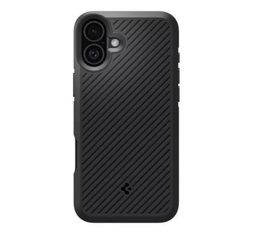 Spigen Core Armor Apple iPhone 16 tok, Matte Black, fekete ACS08220