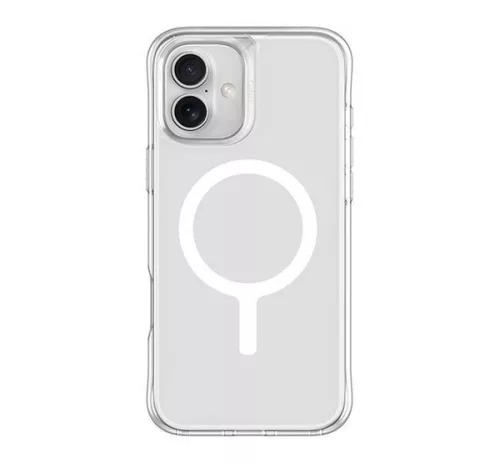 Uniq Lifepro Extreme Apple iPhone 16 Plus Magsafe szilikon tok, átlátszó/fehér
