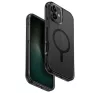 Uniq Combat Apple iPhone 16 Plus MagSafe szilikon tok, karbon fekete