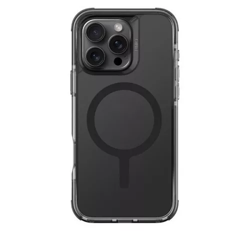Uniq Combat Apple iPhone 16 Pro MagSafe szilikon tok, karbon fekete