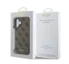 Guess 4G Charm Apple iPhone 16 Plus Tone on Tone hátlap tok, barna