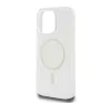 Guess IML Glitter Ring Apple iPhone 16 Pro Magsafe kompatibilis hátlap tok, átlátszó
