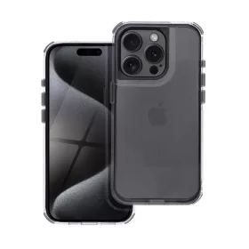   Matrix Apple iPhone 15 Pro Max hátlap tok kameravédő peremmel, fekete
