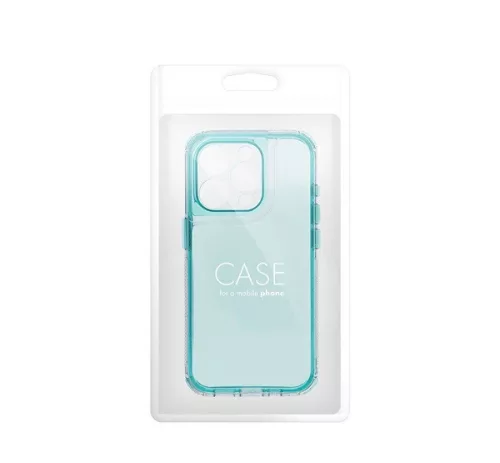 Matrix Apple iPhone 15 Pro hátlap tok kameravédő peremmel, zöld/menta