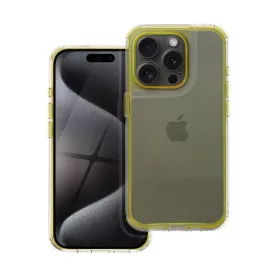   Matrix Apple iPhone 16 Plus hátlap tok kameravédő peremmel, sárga