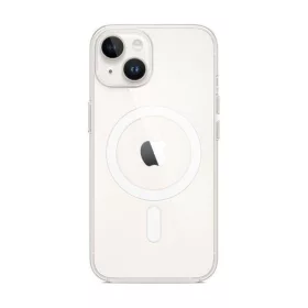   Apple iPhone 14, Szilikon tok, Magsafe kompatibilis, átlátszó, gyári