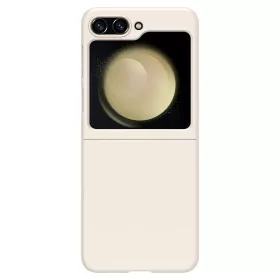   Samsung Galaxy Z Flip5 SM-F731B, Műanyag hátlap védőtok, Spigen Airskin, ultravékony, rózsaszín
