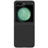 Samsung Galaxy Z Flip5 SM-F731B, Műanyag hátlap védőtok, közepesen ütésálló, ultravékony, Aramid bevonat, karbon minta, Spigen Airskin Pro, fekete