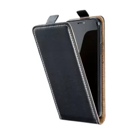   Samsung Galaxy S24 SM-S921, Forcell lenyitható bőrtok, Slim Flexi, felfelé nyíló - kinyitható, fekete